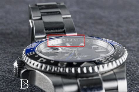 rolex gmt master serial number location|Rolex GMT Master used.